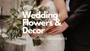 wedding flowers and decorations